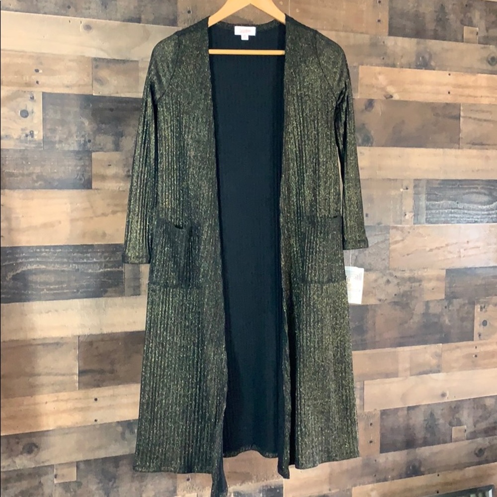 New! LuLaRoe Sarah Gold Sparkle